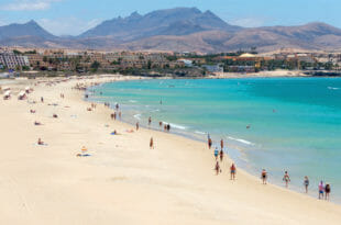 Fuerteventura, la spiaggia in estate