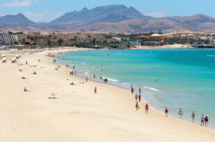 Fuerteventura, la spiaggia in estate