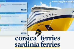 Sardinia Ferries e Corsica Ferries propongono poche offerte, i traghetti sono ancora molto cari!