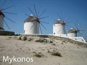 Grecia, Mykonos, i mulini