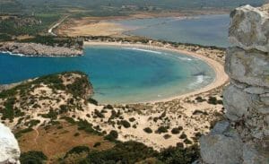 Peloponneso, la spiaggia di Voidokilia