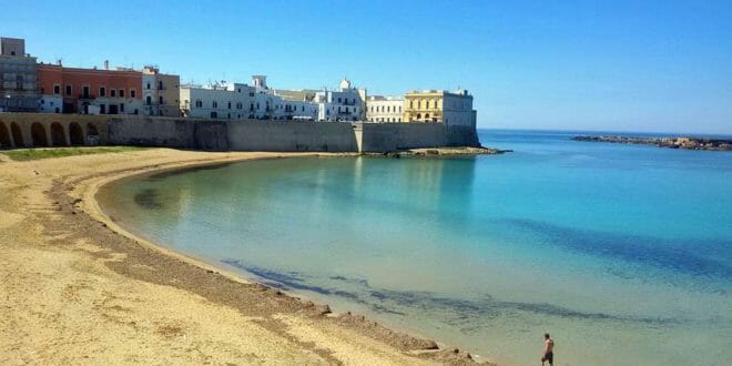 Puglia, la spiaggia di Gallipoli