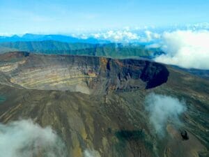 Isola di Reunion vulcano