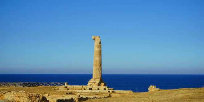 Crotone, resti del tempio