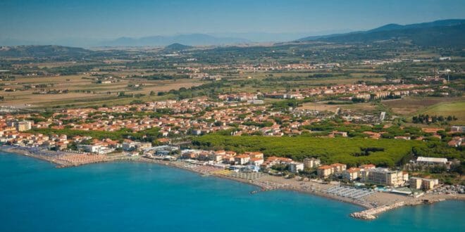 Marina di Cecina, la costa