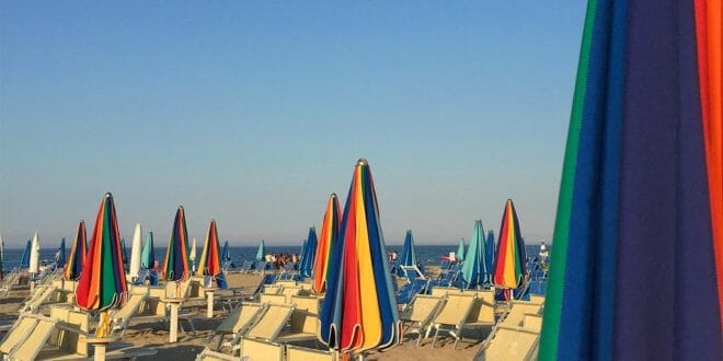 Milano Marittima, la spiaggia