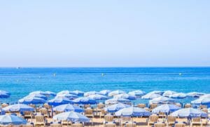 Cannes, la spiaggia