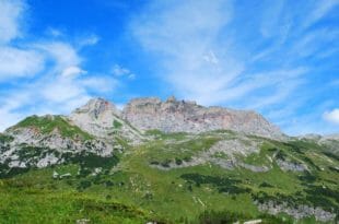 Vorarlberg in estate, prati e monti