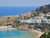 Rodi, vista di Lindos