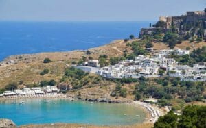 Rodi, vista di Lindos